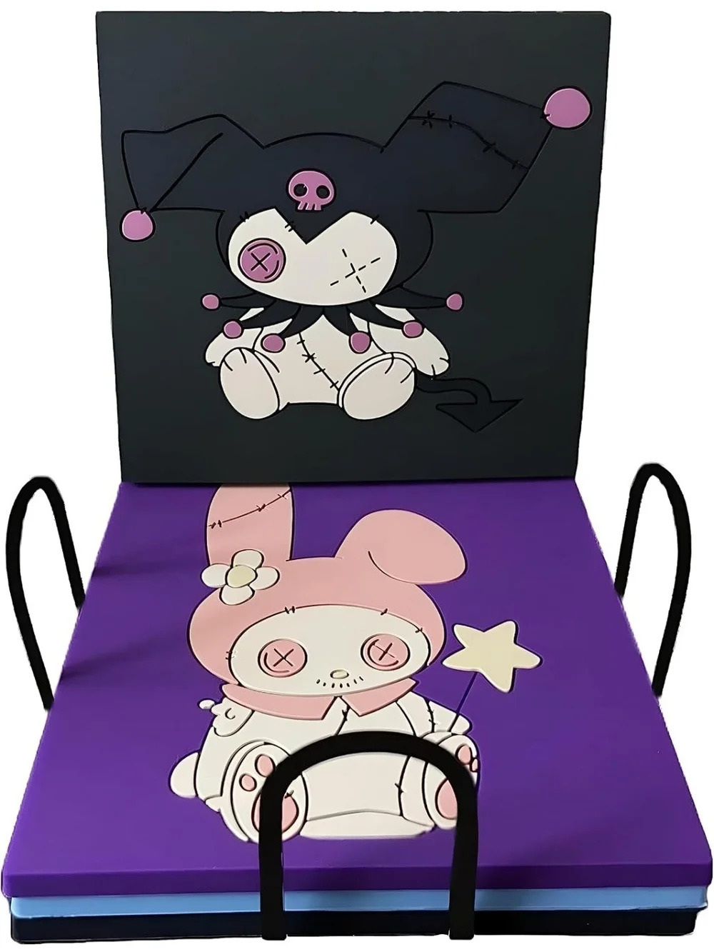 Sanrio Hello Kitty Coasters with Holder Custom Coaster Set 4